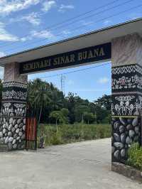 Seminari Sinar Buana: A Bright Yellow Church with a Serene Garden