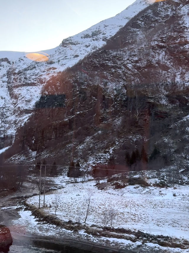 A Magical Winter Ride on the Flåm Railway 🚂❄️🇳🇴