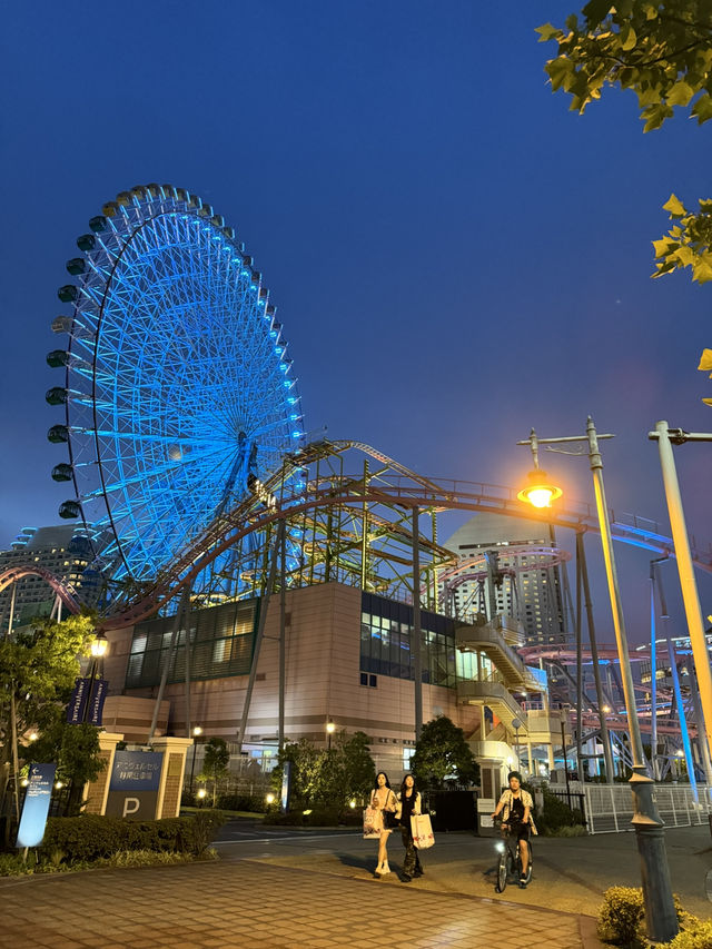 ขึ้นกระเช้าชมพระอาทิตย์ตก @Yokohama cosmo world 