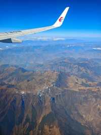view from the sky : China Eastern airline from chengdu to kunming