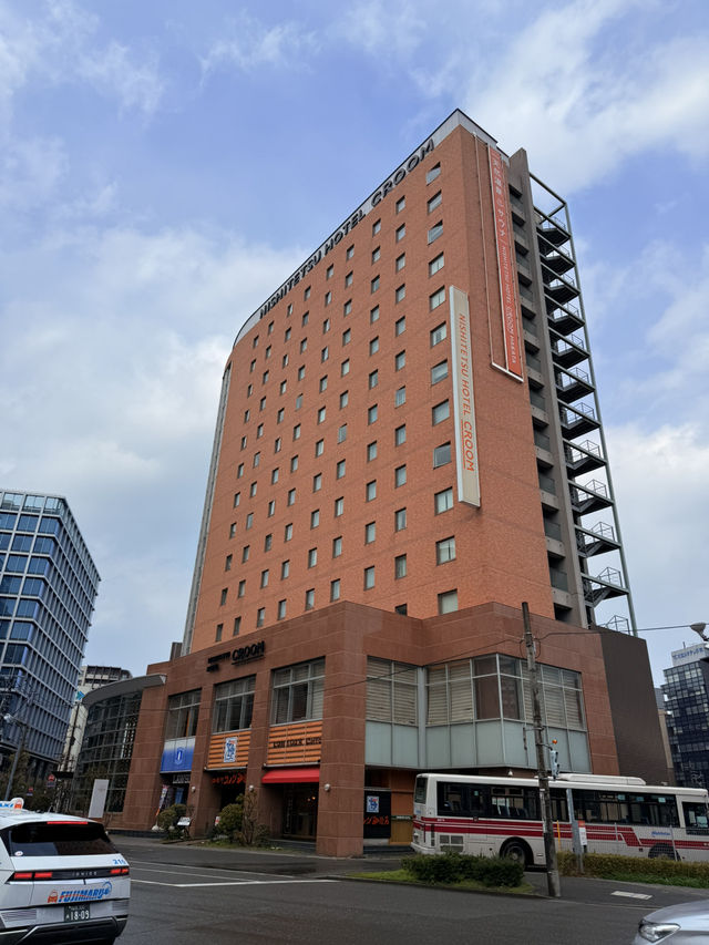 福岡｜車站旁超紓壓飯店 西鉄croom泡溫泉按摩 早餐生魚片吃到爽
