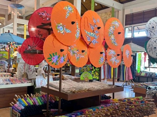 參觀清邁傳統百年手工製傘：博桑傘村 Bo Sang Umbrella Village