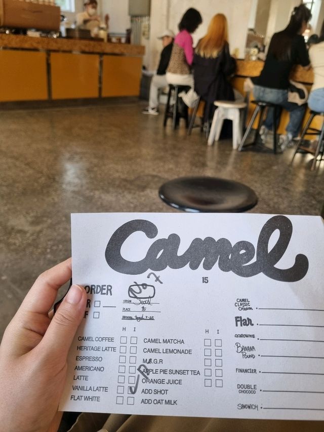 새로오픈한 카멜커피서촌점