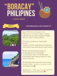 Boracay island itinerary 
