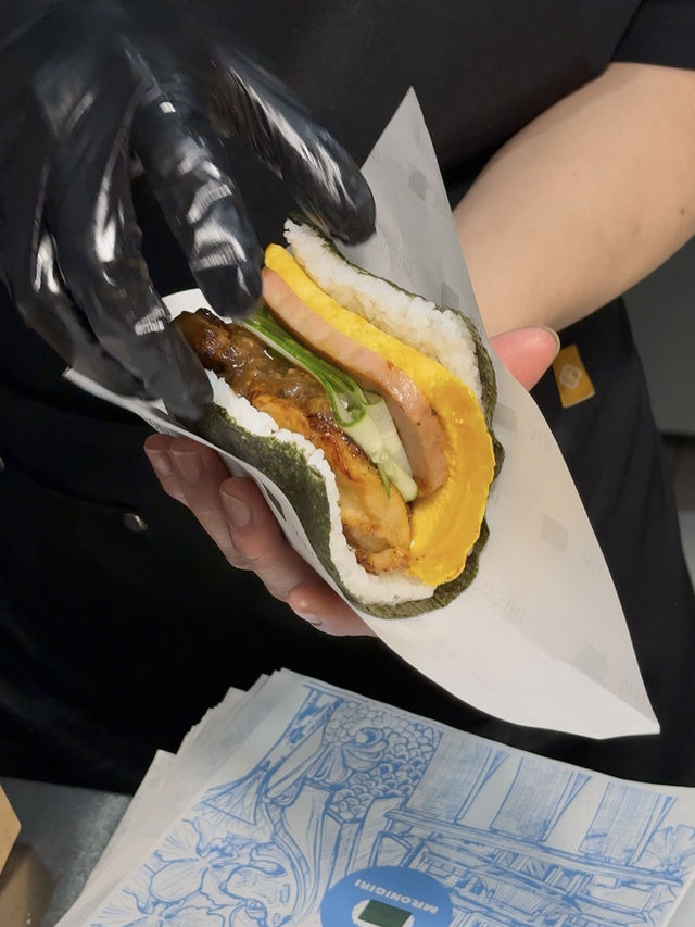 Not Your Average Rice Ball: Mr. Onigiri’s Massive Onigirazu at VivoCity