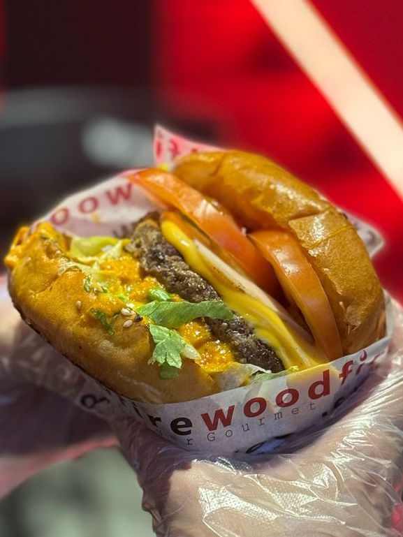 Classy Red Black Themed🍔WOODFIRE🍔Fast Food Cafe 