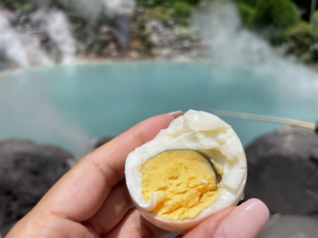 無料足湯🦶日本別府顏值擔當🦋夢幻海藍池溫泉遊🩵