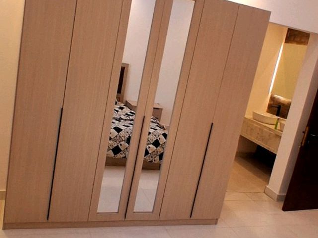 furnished room