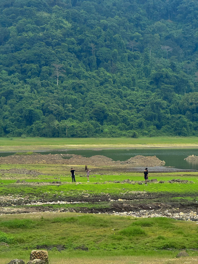 อ่างเก็บน้ำทรายทอง ช่วงฤดูฝน 🏞️🌧️