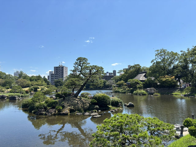 熊本-水前寺成趣園：優雅靜謐的日本名園
