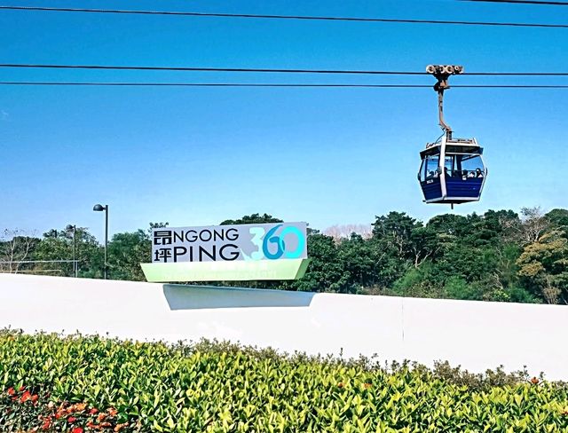 Serene views at Ngong Ping Piazza