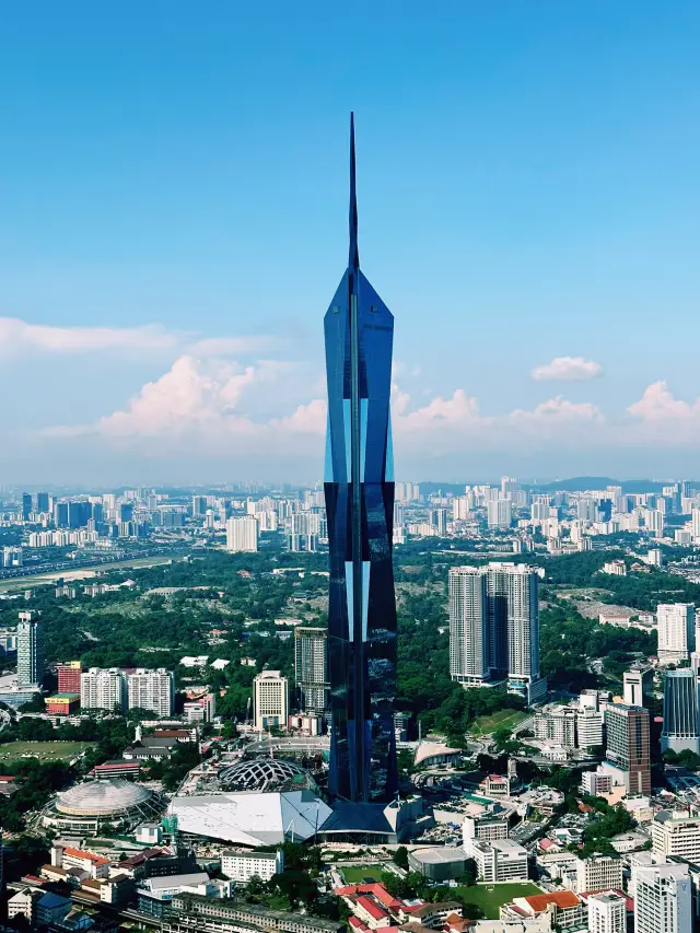 A 360-degree dreamscape, overlooking Kuala Lumpur from the sky