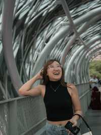 Colourful Saloma Link Bridge 
