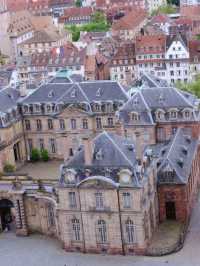 Beautiful city at the border between Germany and France