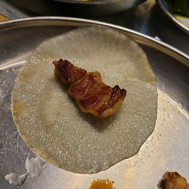 인천 영종도 맛집)쟁반집8292 - 하늘도시 고기집, 삼겹살 맛집