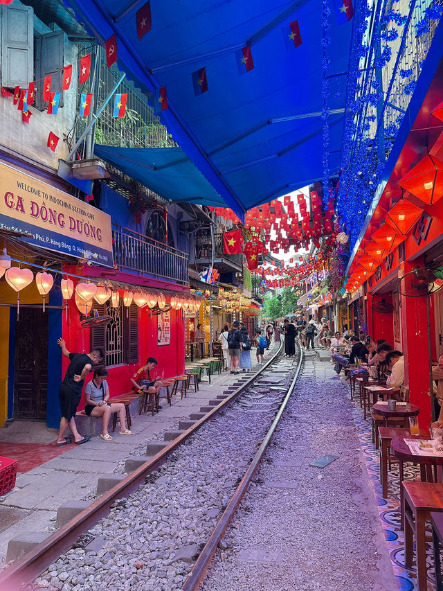 【ハノイ/観光スポット】有名なトレインストリート🛤️