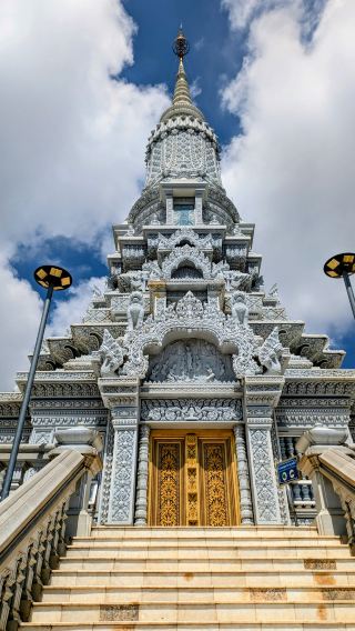 The Former Royal Capital of Cambodia. Successive Royal Stupas and Spectacular Views on Mount Oudong.