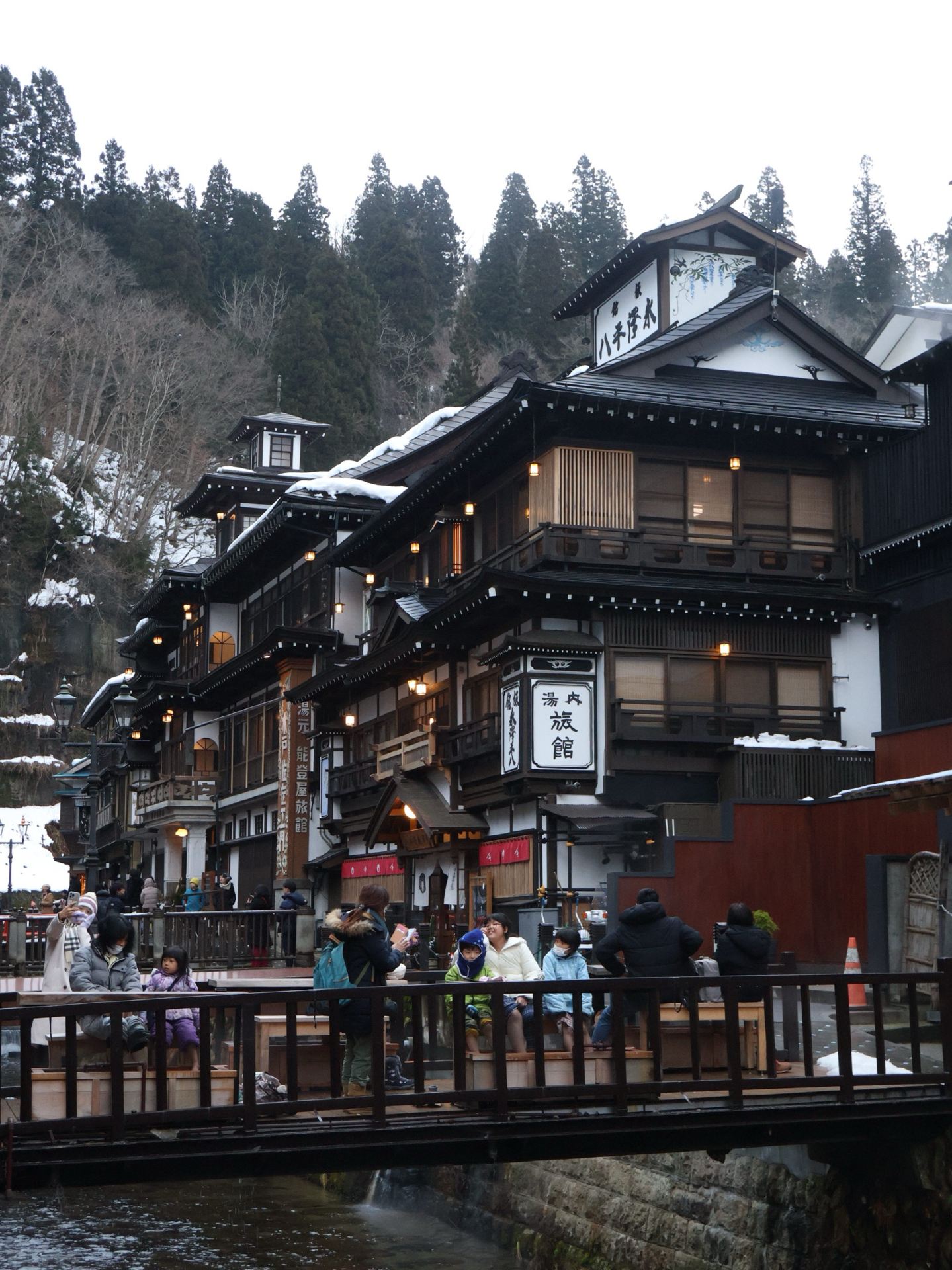 ♨️❄️ Stepping Into a Snowy Fairytale at Ginzan Onsen! 🇯🇵✨