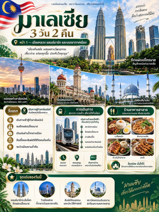 Malaysia 3H2M: Keliling Lengkap, Kulineran Puas, Belanja Kalap, & Transportasi Sat Set!