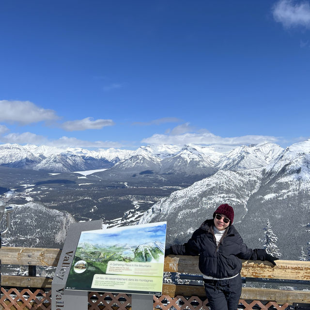 Banff Gondola on winter looks like