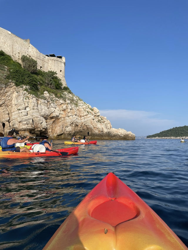 【克羅地亞Dubrovnik杜布羅夫尼克：享受着Adriatic Sea！獨木舟的體驗！】