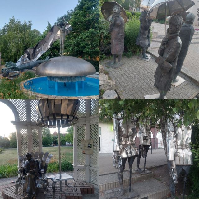 Beautiful Promenade in Siófok Day and Night