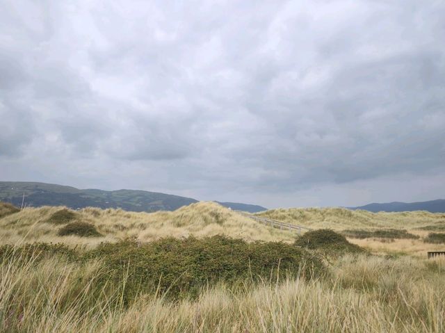 Dunes of fun in Ynyslas, Wales.