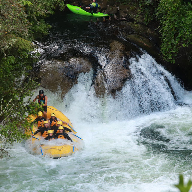 The Absolute Ride Of My Life At Rotorua Rafting, The Highest Raft-able Waterfall In the World!