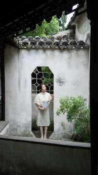 蘇州園林，這麼拍才夠味！古風旗袍，夢回民國