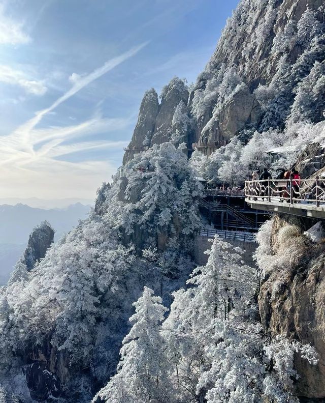 【絕美雪景】河南老君山雪後旅遊，一場視覺盛宴，美得讓人心動！