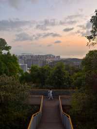 週末去鐵仔山公園，看絕美海上日落