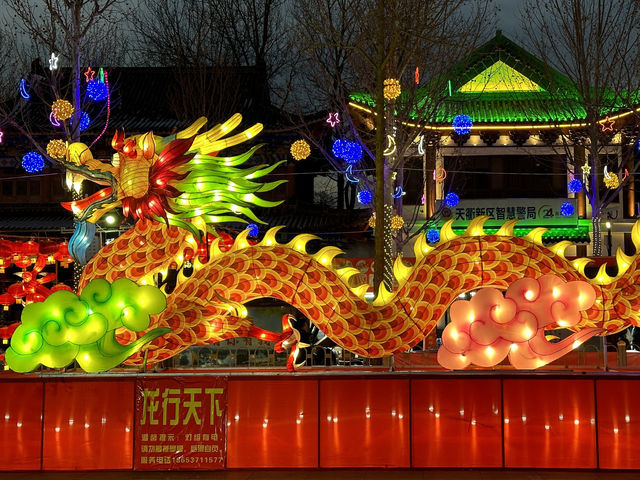 大德之州｜德州董子園步行街燈會之夜