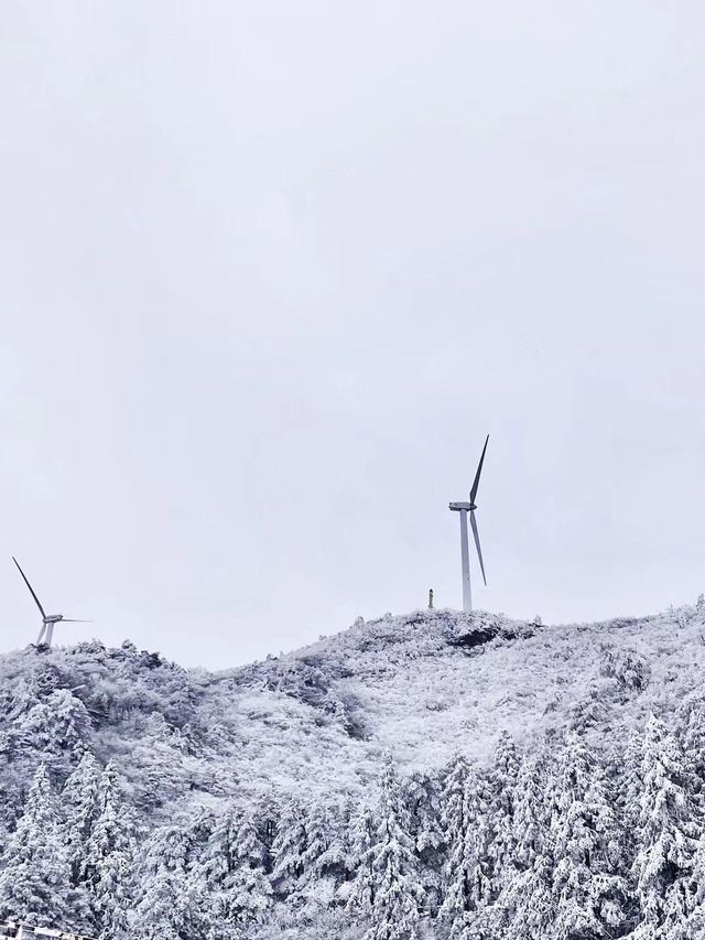 武漢周邊的九宮山滑雪場