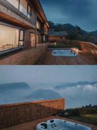 在樹屋裡發呆看雲海！樂山這家神仙民宿太絕