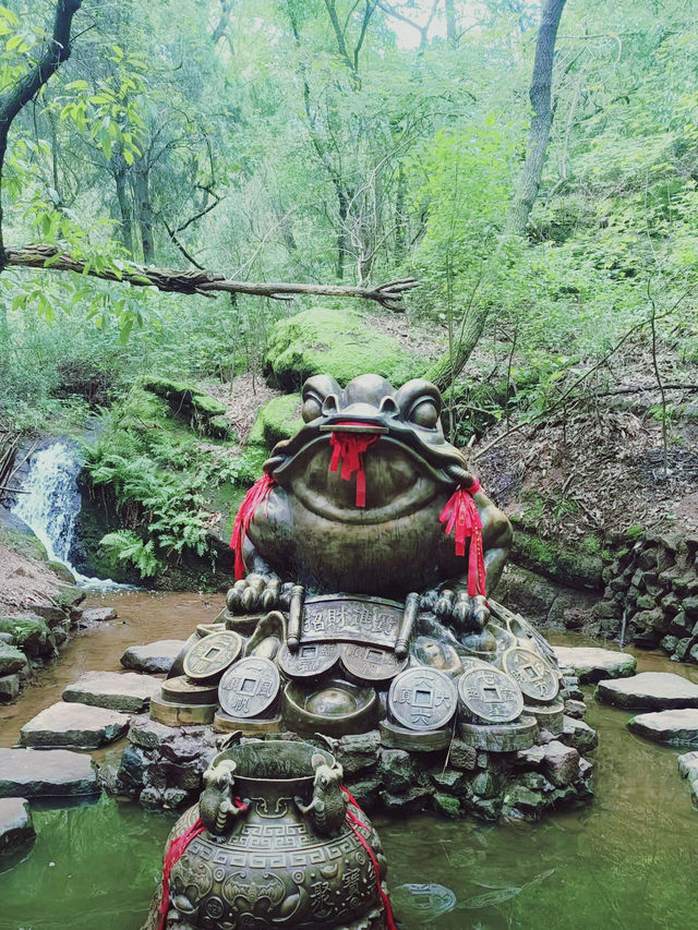 馬陵山，瀑布之美！
