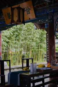 如果說古樹是南郭寺的根，那杜詩就是南郭寺的魂。