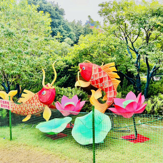 中秋來逛逛廣州文化公園燈展啦