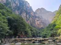雲台山泉瀑峽。