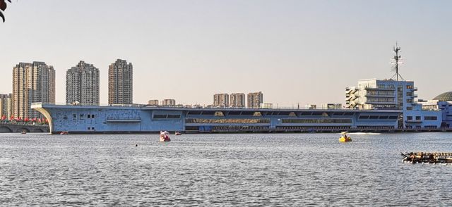 濱州市最大的公園——中海公園。