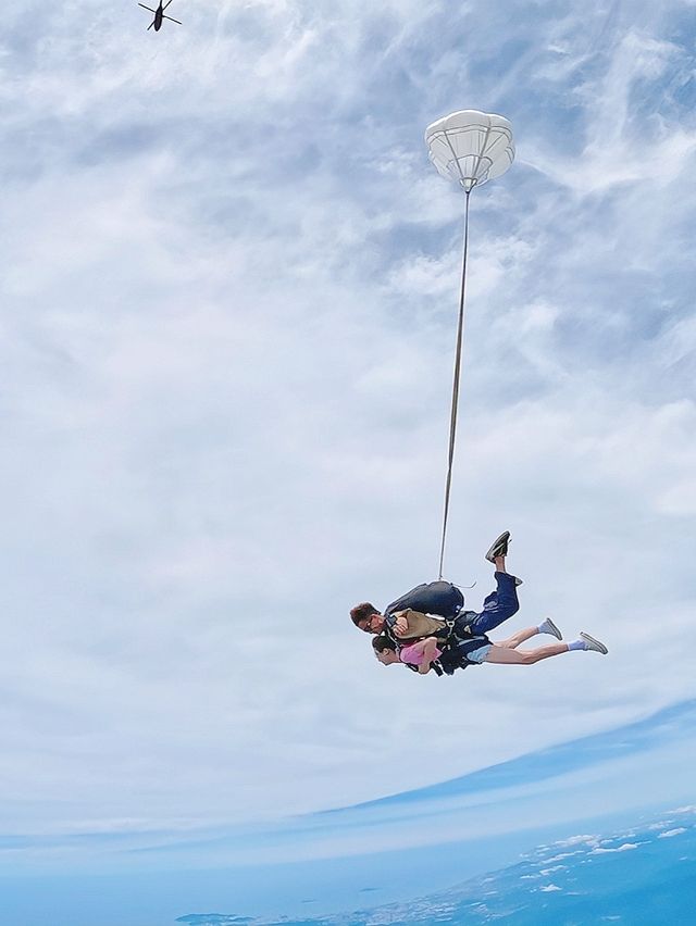 三亞跳傘 海南三亞4000米高空玩法很酷