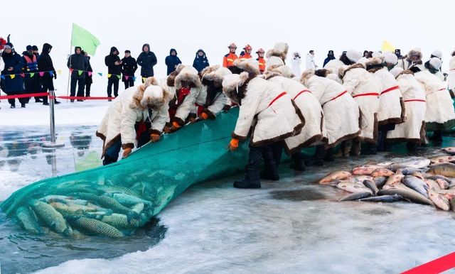 新疆巴州博湖縣第十七屆冰雪季博斯騰湖冬捕活動