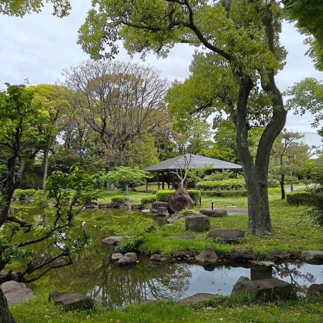 被大阪藤田邸跡公園美到 
