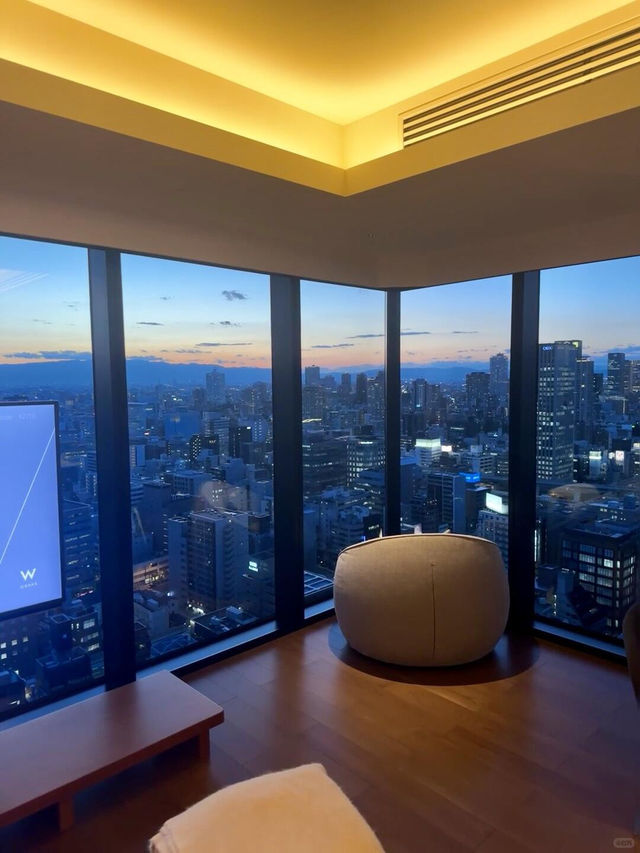 日本大阪W酒店：房間景色的夢幻之境