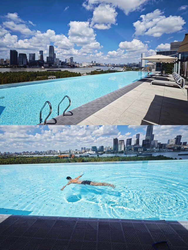 前灘金普頓酒店✨空中無邊泳池的絕美時光
