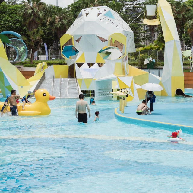 深圳大運天地水上樂園！親子玩水寶藏地被我找到啦💦