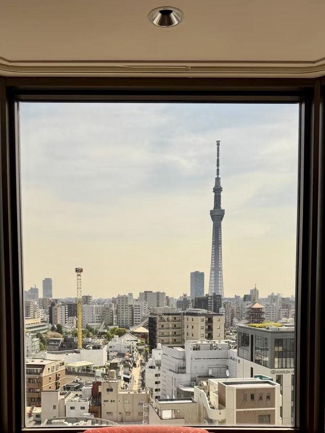 傳統與現代交融之間：在東京淺草豪景酒店的水上片刻