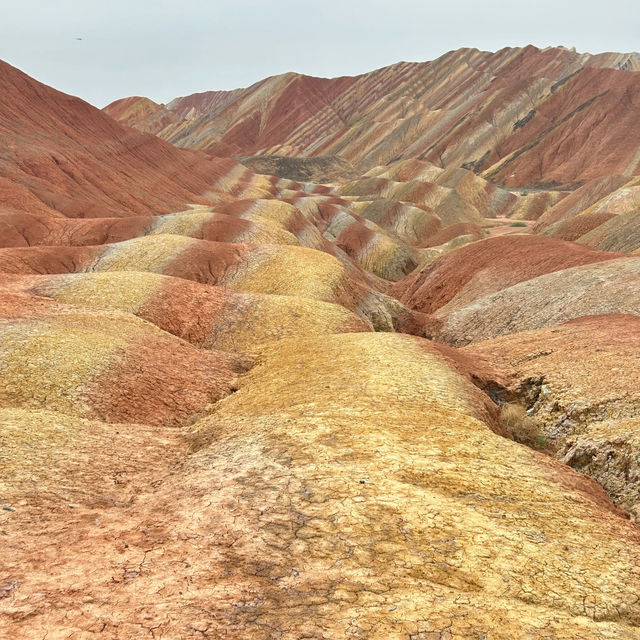 Zhangye Danxia National Geological Park - Rainbow Mountains!!