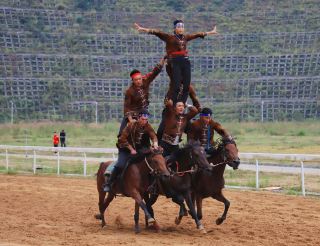 In the Western China Horse Racing City, encounter the most thrilling Guizhou village horse race