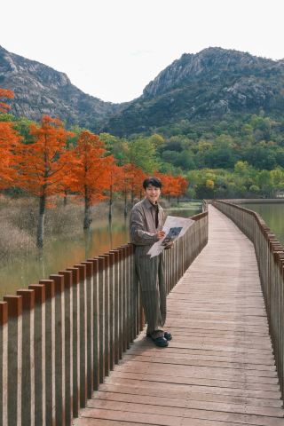 연운항의 가을 비밀 명소! 수상에 펼쳐진 레드 세쿼이아 숲이 마치 유화 같은 비경을 선사해요