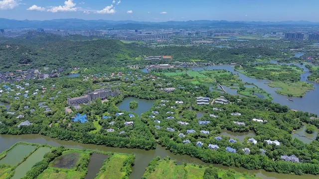 航拍——德清下渚湖 航拍——德清下渚湖